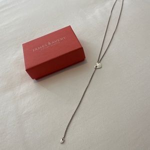 James Avery Heart Lariat Necklace